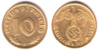 Drittes Reich 10 Pfennig 10 Pfennig - mit Hakenkreuz