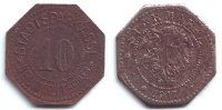 Neumarkt / Schlesien 10 Pfennig Notgeld der Stadtsparkasse Neumarkt - 10 Pfennig geschwärzt