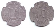 Neuburg 10 Pfennig Notgeld der Stadt Neuburg - 10 Pfennig