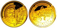 Belgien 100 Euro 1/2 Unze Goldmünze - Victor Horta -Jugendstilarchitekt