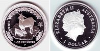 Australien 1 Dollar Chin. Tierkreiszeichen - Jahr der Ziege