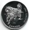 Kanada 50 Cents Natur in Kanada - Hunde - Huskie - Canadian Eskimo Dog