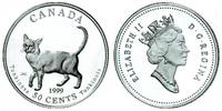 Kanada 50 Cents Natur in Kanada - Katzen - Tokinese - Goldene Siamkatze