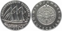 Deutschland Medaille Windjammer - Segelschiff - Grossherzogin Elisabeth 1909
