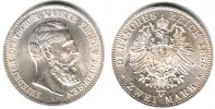 Preussen 2 Mark Kaiser Friedrich III.