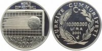 Türkei 10.000.000 Lira Fussball WM 2002 in Korea / Japan - Tor
