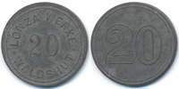 Baden - Waldshut 20 Pfennig ohne Jahr sehr sch&ouml;n+ Lonza-Werke Waldshut (... 42,00 EUR 