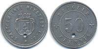Bayern 50 Pfennig ohne Jahr fast vorz&uuml;glich Neustadt a. Donau - Zink ohn... 229,00 EUR 