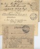 Deutsches Reich Feldpost Lot mit 3 Feldpost Briefen Bayern