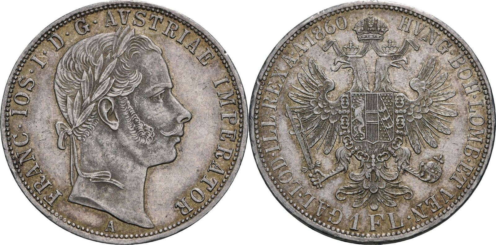 Kaiserreich Sterreich Gulden A Wien Franz Joseph I