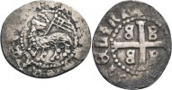 Mytilene, Giacomo Gattilusio (1376-1396) AR-Denar (Soldino)