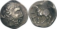 Ostkelten, Typ Sattelkopfpferd AR-Tetradrachme