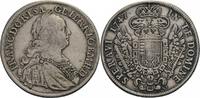 Habsburg, Franz I. (1745-1765) 1/2 Taler 1754, Wien für Lothringen