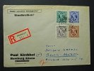 Alliierte Besetzung Brief Einschreiben