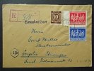 Alliierte Besetzung Brief Einschreiben