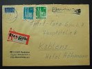 Alliierte Besetzung Brief Einschreiben
