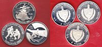 Kuba 3 x 5 Pesos Winter Olympic 1984
