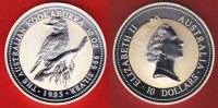 Australien 10 Dollars Kookaburra Bullion Coin 10 Ounce pure Silver