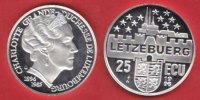 Luxemburg 25 Ecu Großherzogin Charlotte