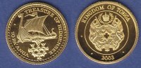 Tonga 10 Pa`anga Goldschatz von Hiddensee - Gold, Seefahrt