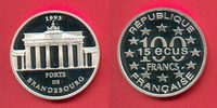 Frankreich 100 Francs / 15 Ecus Brandenburger Tor