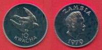 Sambia 10 Kwacha Taita-Falke, Tierwelt, WWF, Endangered Wildlife
