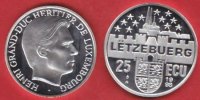 Luxemburg 25 Ecus Großherzog Henri