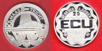 Niederlande 25 Ecu Maastricht-Verträge