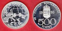 Ungarn 500 Forint Szechney-Brücke/ Weltkarte