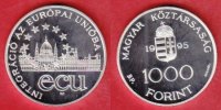 Ungarn 1000 Forint Parlament in Budapest