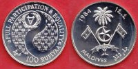 Malediven 100 Rufiyaa Emblem, Jahr der Behinderten