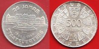 Österreich 500 Schilling 25 Jahre Staatsvertrag, silver