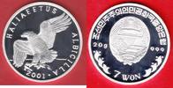 Nordkorea 7 Won Tierwelt, Seeadler