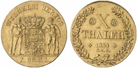 Braunschweig, Herzogtum (Linie Bs.-Wolfenbüttel) 10 Taler Wilhelm (1831-1884): 10 Taler 1834 - ÄUSSERST SELTENE VARIANTE OHNE STERN