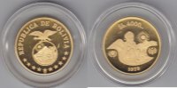 Bolivien 4000 Pesos Bolivianos 1979 Jahr des Kindes proof