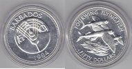 Barbados 50 Dollar 1984 FAO proof