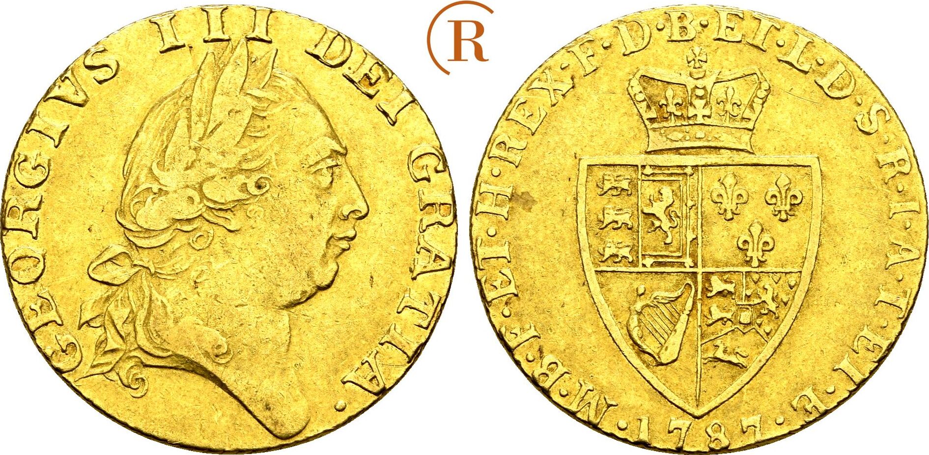 Grossbritannien George Iii Guinea London Gold Vf