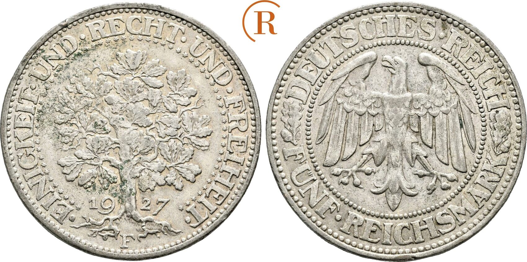 Weimarer Republik Gedenkpr Gungen Reichsmark Eichbaum F