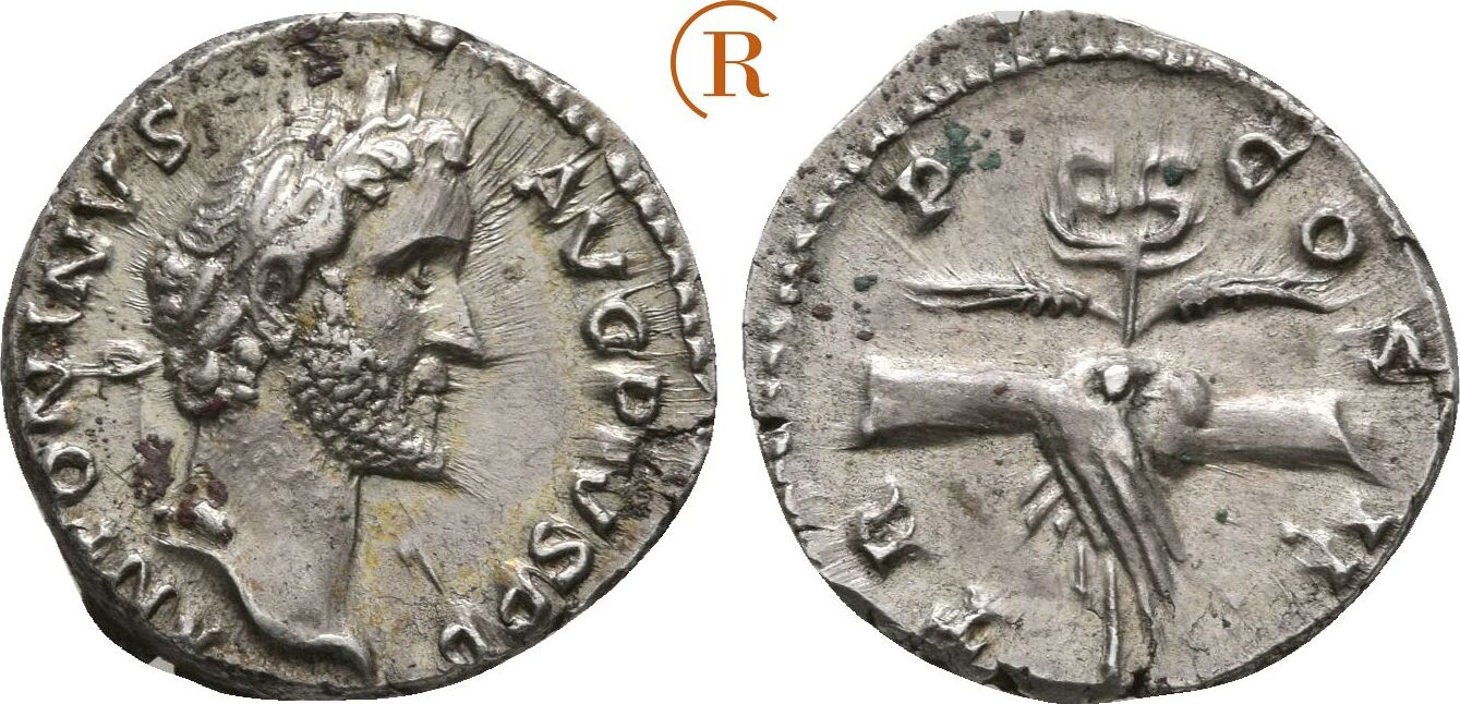 R Mische Kaiserzeit Antoninus Pius N Chr Denar N Chr