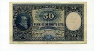 Litauen, 50 Litu, 1928 III,  75,00 EUR 