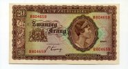 Luxemburg, 20 Francs, 1943, I-II,  60,00 EUR 