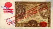 Polen, 100 Zloty-F&auml;lschung, 1934, III,  80,00 EUR 