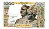 Westafrikanische Staaten, 1000 Francs, Elfenbeinküste,