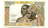 Westafrikanische Staaten, 1000 Francs, Senegal,