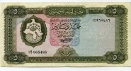 Libyen, 5 Dinars,