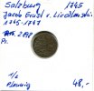 Salzburg, 1/2 Pfennig, Jacob Ernst v.Liechtenstein 1745-47