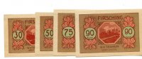 Österreich/Firsching-OÖ, 30/50/75/90 Heller,1