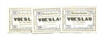Österreich/Voeslau, 25,50,75 Heller,