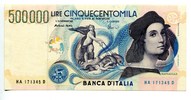 Italien, 500000 Lire,
