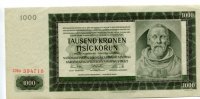 Deutschland, 1000 Kronen, Böhmen u.Mähren,